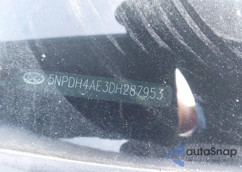 2013 Hyundai Elantra Gls из США, поврежденный, VIN 5NPDH4AE3DH287953